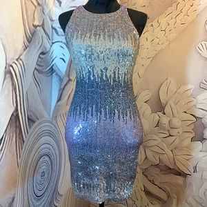 B Darlin ombré sequin party dress size 5/6